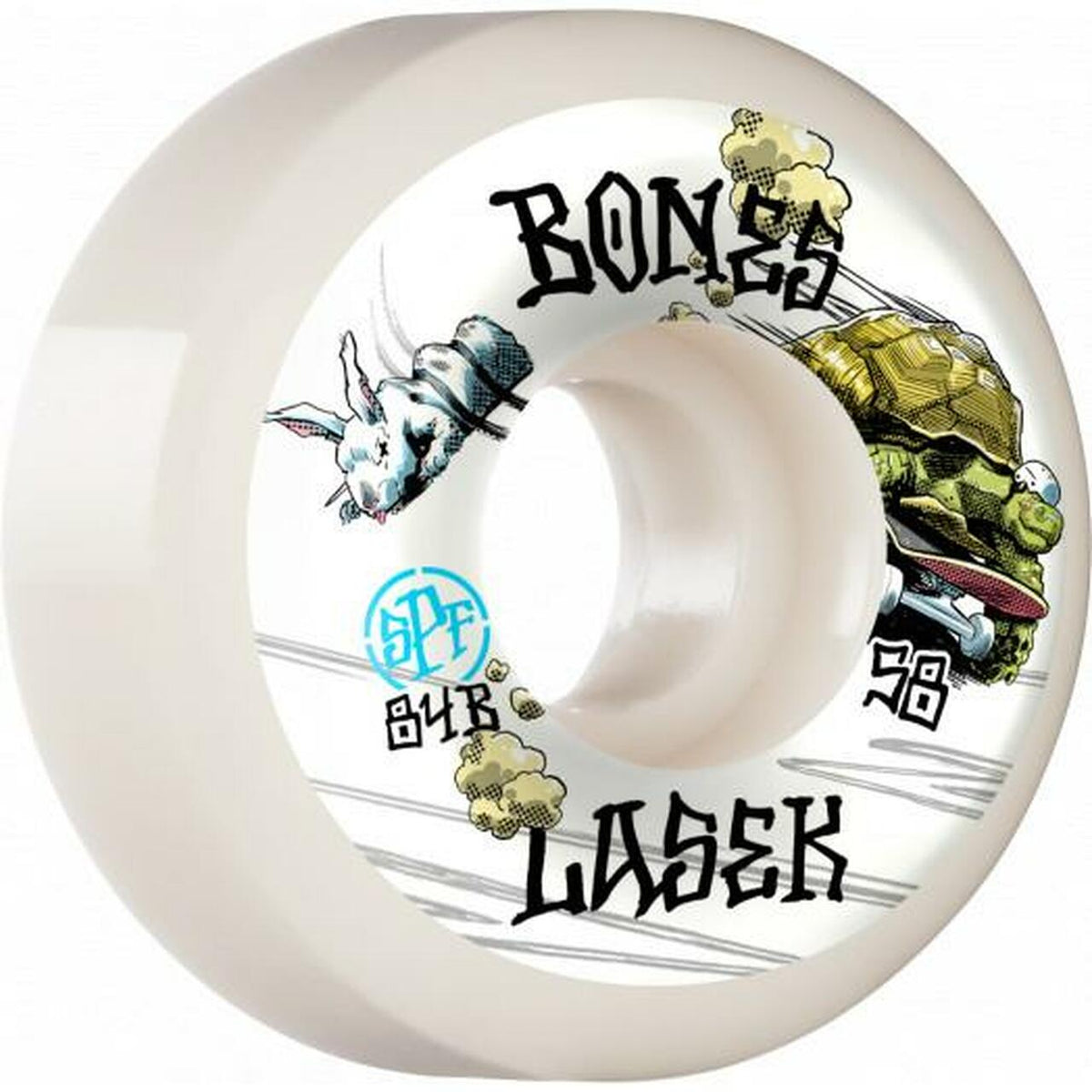 Bones SPF Lasek Tortoise & Hare 58mm 84b Wheels – Gravity Sports